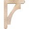 Ekena Millwork Westlake Craftsman Smooth Bracket w/ Offset Brace, Douglas Fir, 5 1/2"W x 22"D x 30"H BKT0604X22X30WTL04SDF - alternate 4